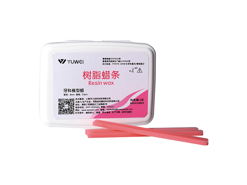 Resin wax strip