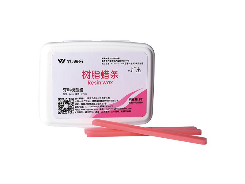 Resin wax strip